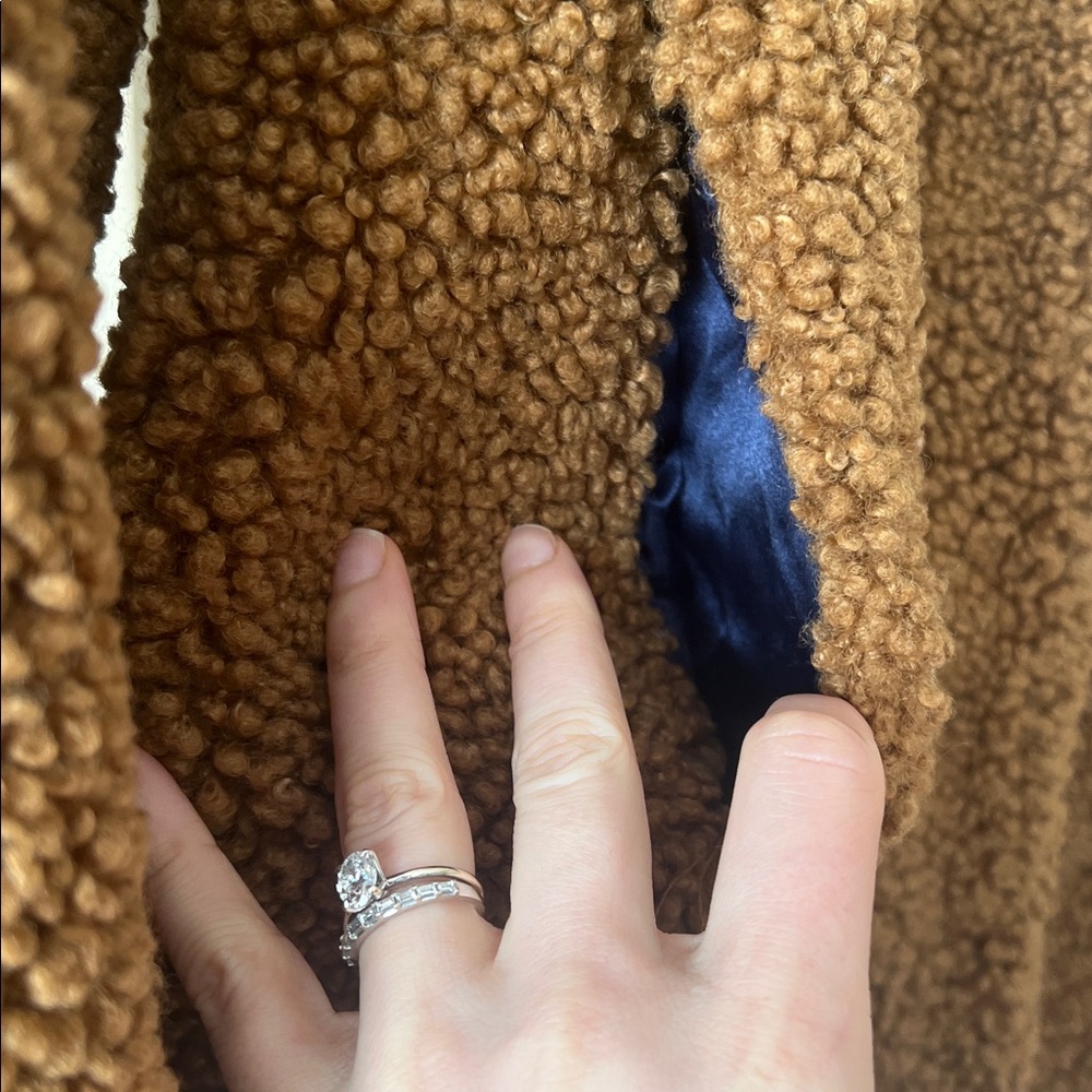 J CREW teddy sherpa jacket - Picture 4 of 7